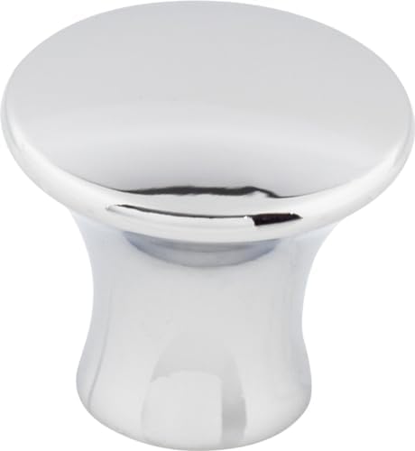 Top Knobs TK591SAB Mercer Collection 1-18 Oculus Round Medium Knob Sable