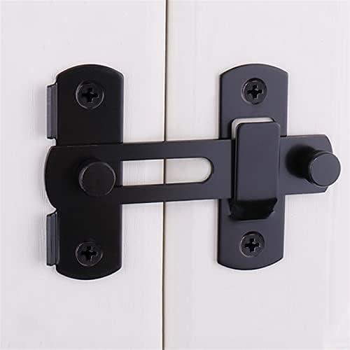 Stainless Steel 90-Degree Door Lock - Push-Pull Mechanism
