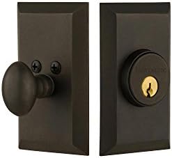 Nostalgic Warehouse Studio Single Cylinder Deadbolt Oil-Rubbed Bronze 1