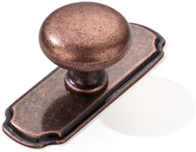 Antique Copper 1-14 Backplate for Cabinet Knobs 10-Pack