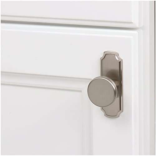 Jeffrey Alexander Cabinet Knob Backplate in Antique Brushed Satin Brass