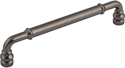 Top Knobs Brixton Cabinet Pull 6 516 C-C Flat Black
