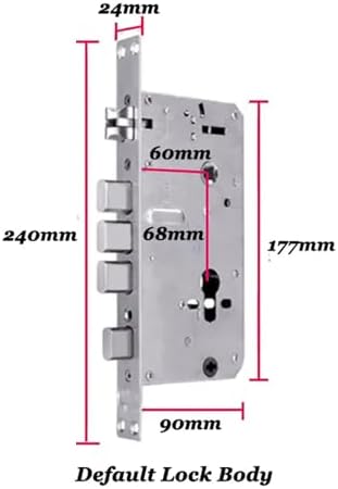 3D Face Recognition Tuya WiFi Door Lock with HD Camera