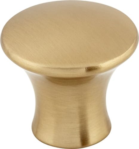Top Knobs TK591SAB Mercer Collection 1-18 Oculus Round Medium Knob Sable