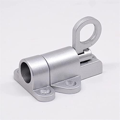 Secure Door Bolt in Grey Aluminum Alloy Design