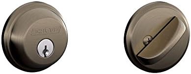 SCHLAGE Advanced Single Cylinder Deadbolt Pewter