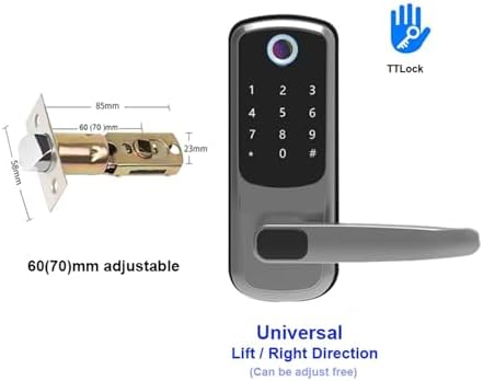 TTlock Smart Deadbolt with Fingerprint APP Secure Modern