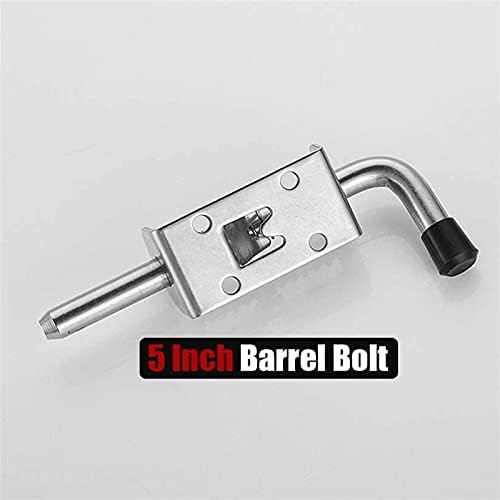 AMAZWI 2-Piece Stainless Steel Door Lock 5-inch Diameter