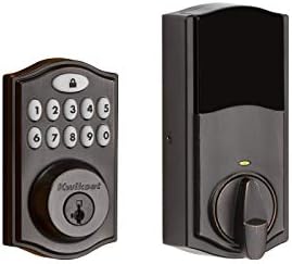 Kwikset 914 Traditional Keypad SmartCode Electronic Deadbolt with SmartKey Security in Venetian Bronze