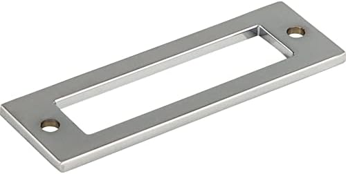 Top Knobs TK923BLK Pull Back Plate - 3 Center to Center