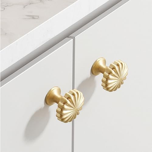24-Piece Gold Cabinet Knobs Set for Drawers Cabinets
