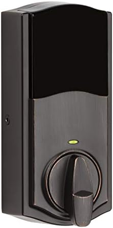 Kwikset 914 Traditional Keypad SmartCode Electronic Deadbolt with SmartKey Security in Venetian Bronze