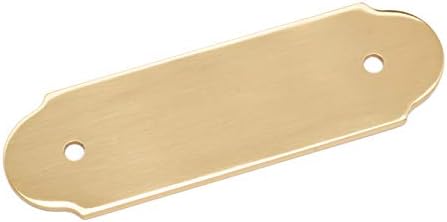 RK International Polished Brass Backplate 4 38 Inch