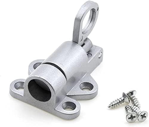 Secure Door Bolt in Grey Aluminum Alloy Design