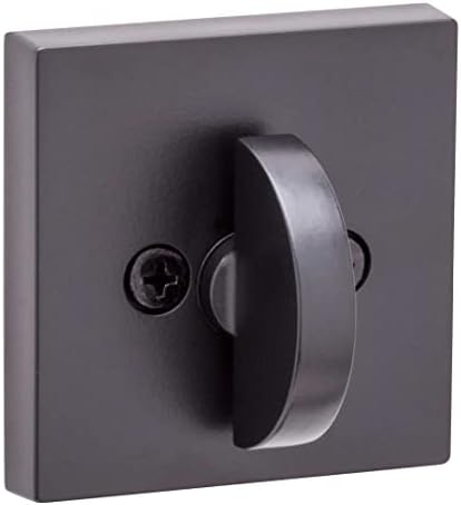 Kwikset Fire Rated Single Cylinder Deadbolt - Matte Black