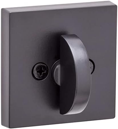 Kwikset Fire Rated Single Cylinder Deadbolt - Matte Black