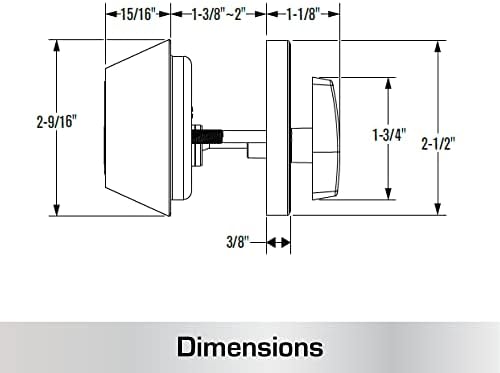 Secure Entry Door Lock with 3-Hour Fire Rating