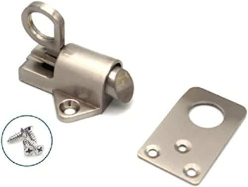 Secure Door Bolt in Grey Aluminum Alloy Design