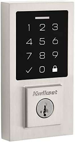 Kwikset 9270CNT-15S SmartCode Touchpad Deadbolt Satin Nickel