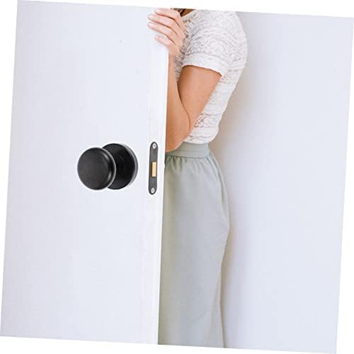 AMZNWI Black Door Lock with Zinc Alloy Handle