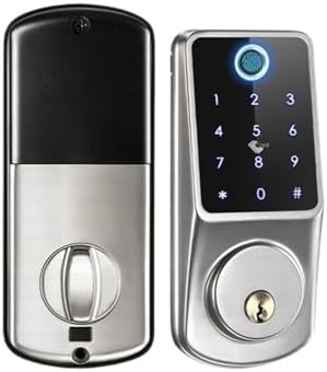 Tuya WiFi Smart Deadbolt with Fingerprint and Digital Keypad