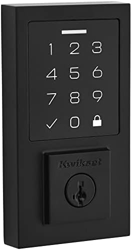 Kwikset Smart Deadbolt With Touchpad Matte Black