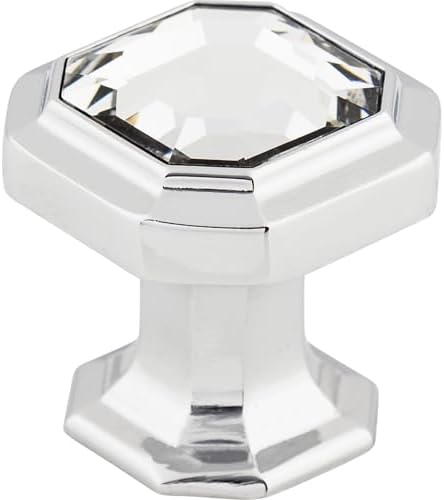 Top Knobs TK390BSN Crystal Emerald Knob Brushed Satin Nickel