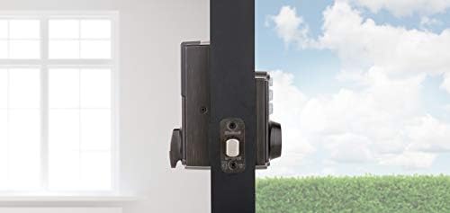 Kwikset 914 Traditional Keypad SmartCode Electronic Deadbolt with SmartKey Security in Venetian Bronze