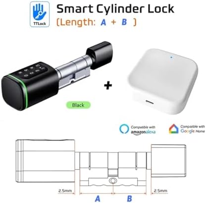 Tuya Door Smart Cylinder Lock Tseek-a-CH Home Security