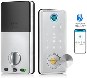 Smart Deadbolt WiFi Door Lock with Fingerprint and Password