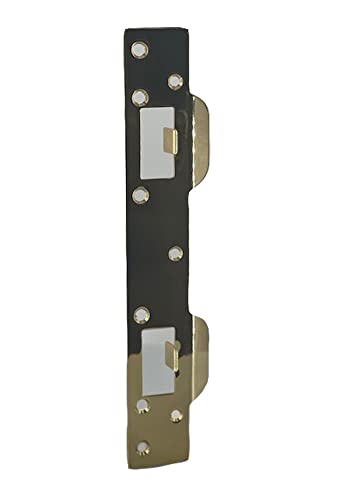 Pro-Lok Double Lip Strike Plate Brass Finish