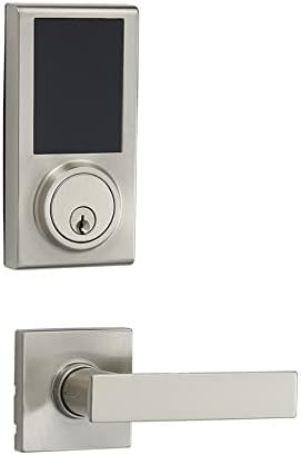 Amazon Basics Grade 3 Touchscreen Deadbolt Keypad Lock Satin Nickel