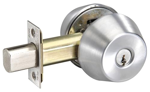 YaleDeadbolt Satin Chrome
