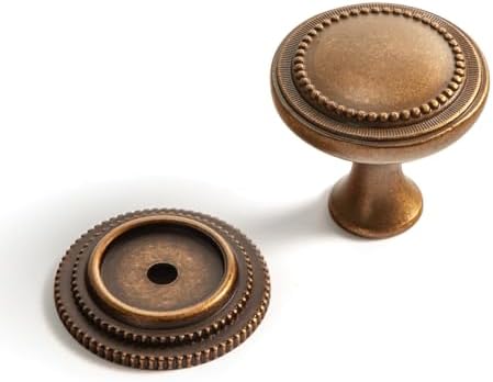 6-Piece Antique Bronze Cabinet Knobs