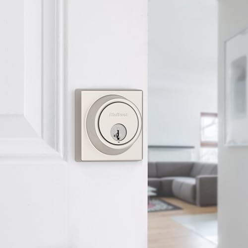 Kwikset 817 Deadbolt Lock - Secure Entry with SmartKey Technology