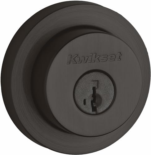 Kwikset Milan Single Cylinder Deadbolt Venetian Bronze