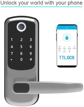 TTLOCK WiFi Smart Door Lock - Versatile Unlock Secure with Biometrics USB Charging