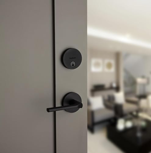 Kwikset Uptown Slim Round Deadbolt with SmartKey Security