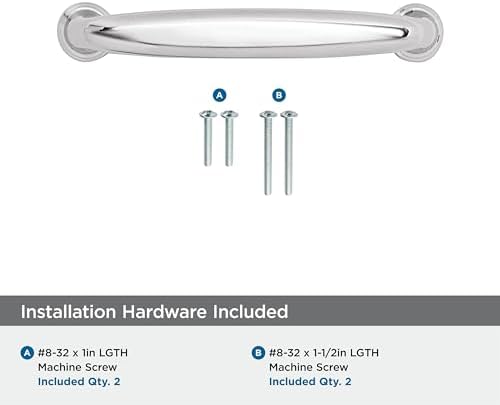 Amerock BP5370226 Polished Chrome Cabinet Pull 3-34 Inch Handle Kane Furniture Hardware