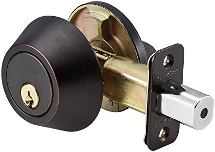 Master Lock Single Cylinder Deadbolt Adjustable Dark Bronze