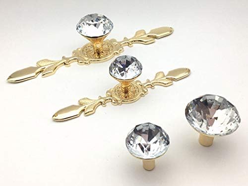 Gold Crystal Drawer Knob - Perfect for your Kitchen or Bedroom