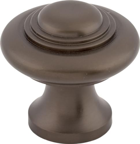 Top Knobs M771 Ascot Knob 1-14 Inch Oil Rubbed Bronze