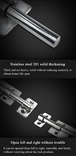 ZLOCYIVHE Dual-Direction Stainless Steel Door Lock