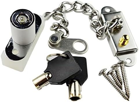 Sturdy Steel Door Chain Lock Theft-Proof Deadbolt