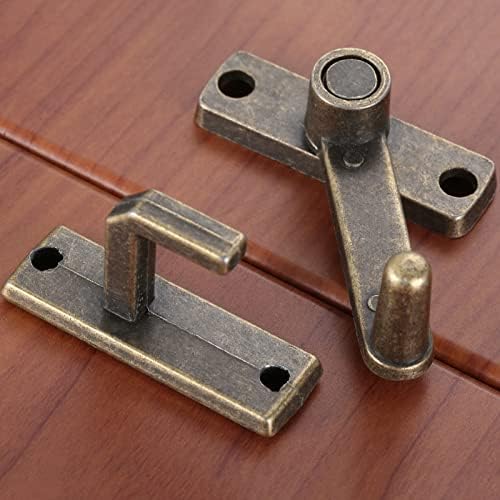 Sturdy Bronze Door Latch Bolt - Home Safety Easy to Install