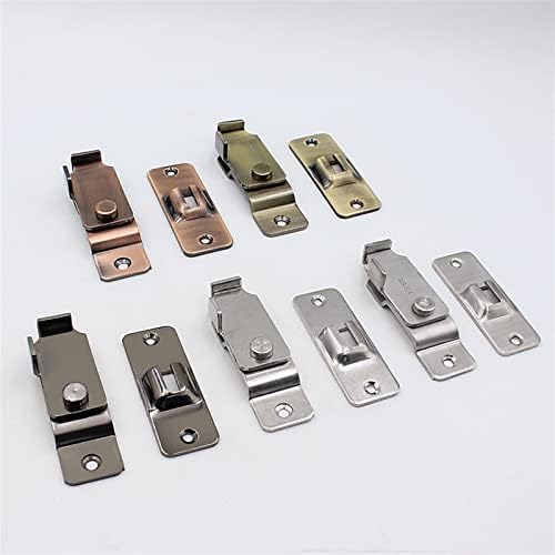 90-Degree Stainless Steel Door Lock Brushed Finish