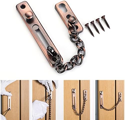 ZLOCYIVHE Deadbolt with Chain Screws