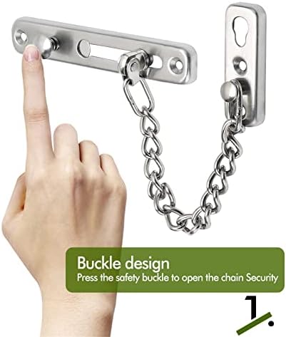 AMAZWI stainless steel sliding door lock latch for wooden garden shed