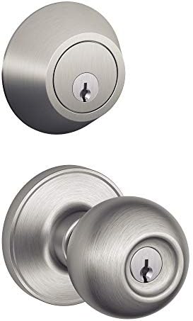 Sturdy Single-Cylinder Deadbolt