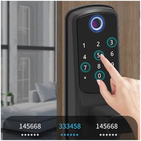 TTlock Smart Deadbolt with Fingerprint APP Secure Modern